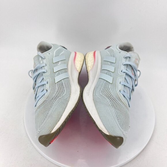 Adidas Supernova Women Size 7.5 FV6019 Blue Sky Tint Signal Pink Running Shoes - Picture 10 of 15